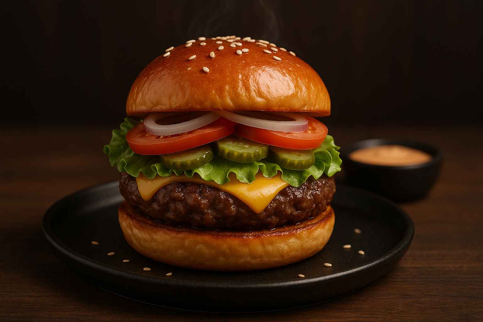 Classic beef burger