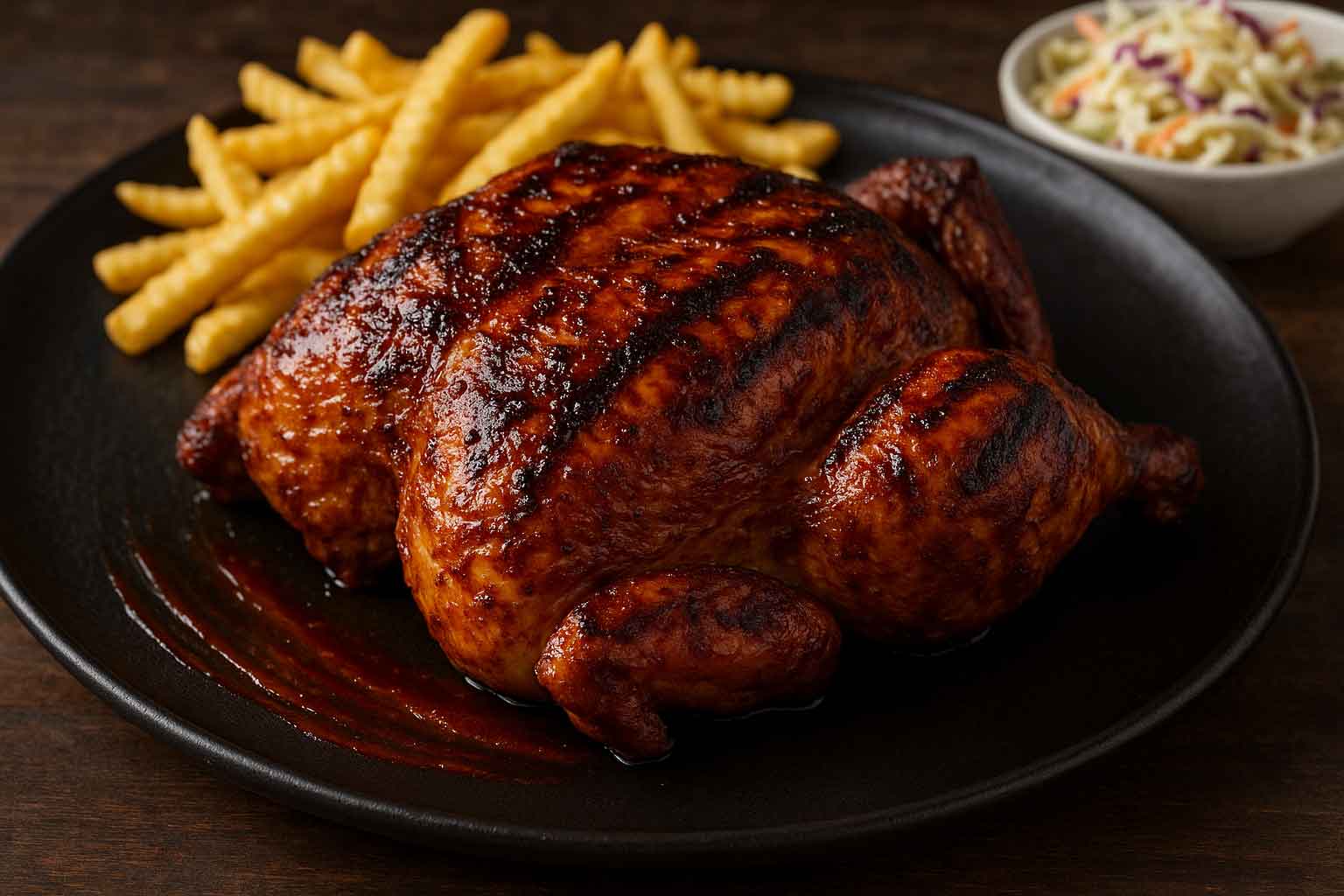 Full BBQ grilled chicken