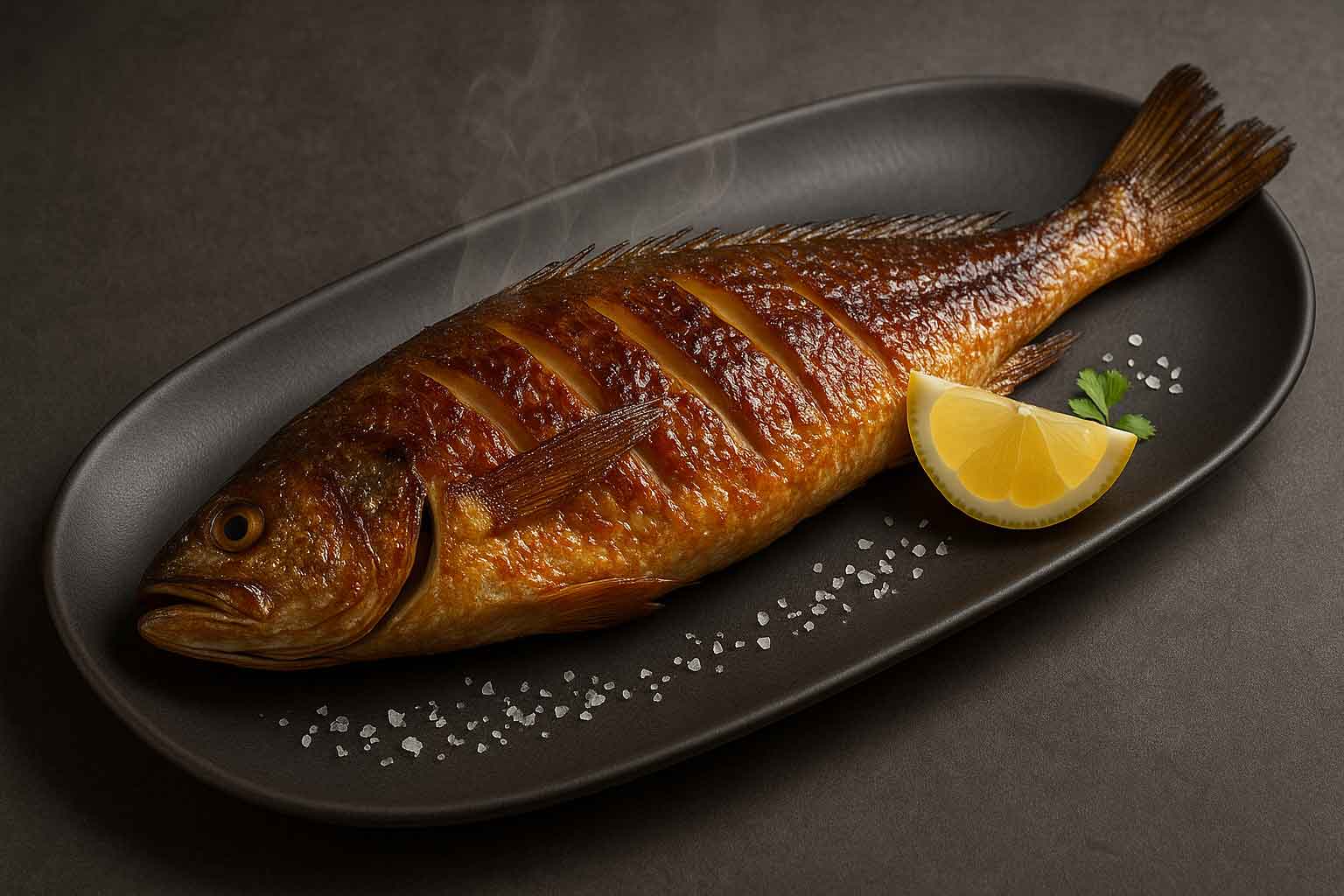Grilled croaker